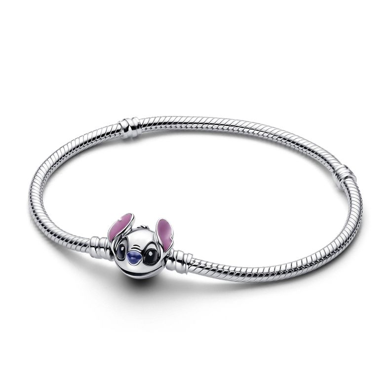 Brazalete de Cadena de Serpiente Stitch de Disney Plata 17