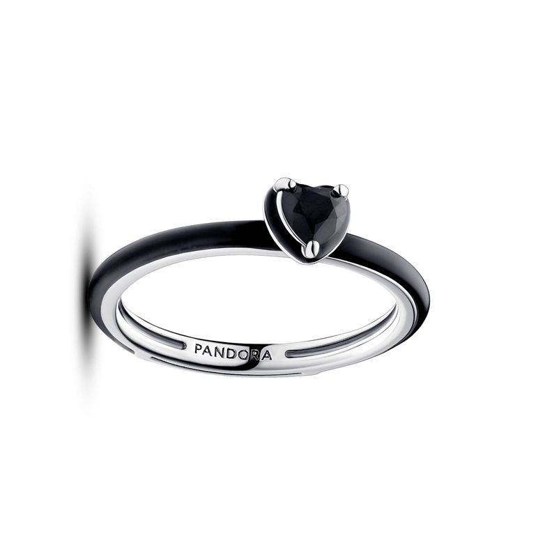 Anillo Pandora ME Corazón Chakra Negro-0