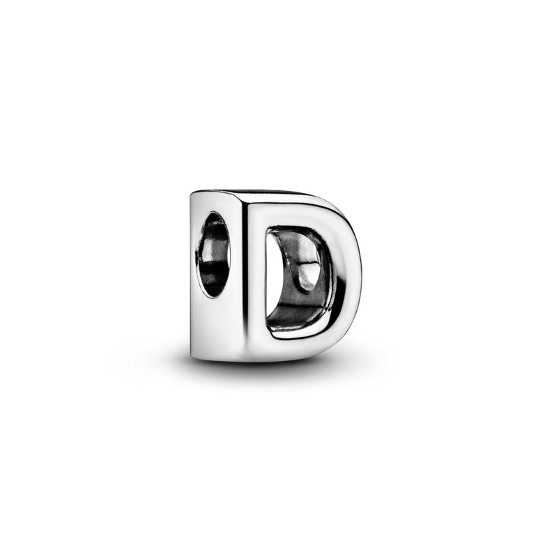 Charm en Plata Letra D -0