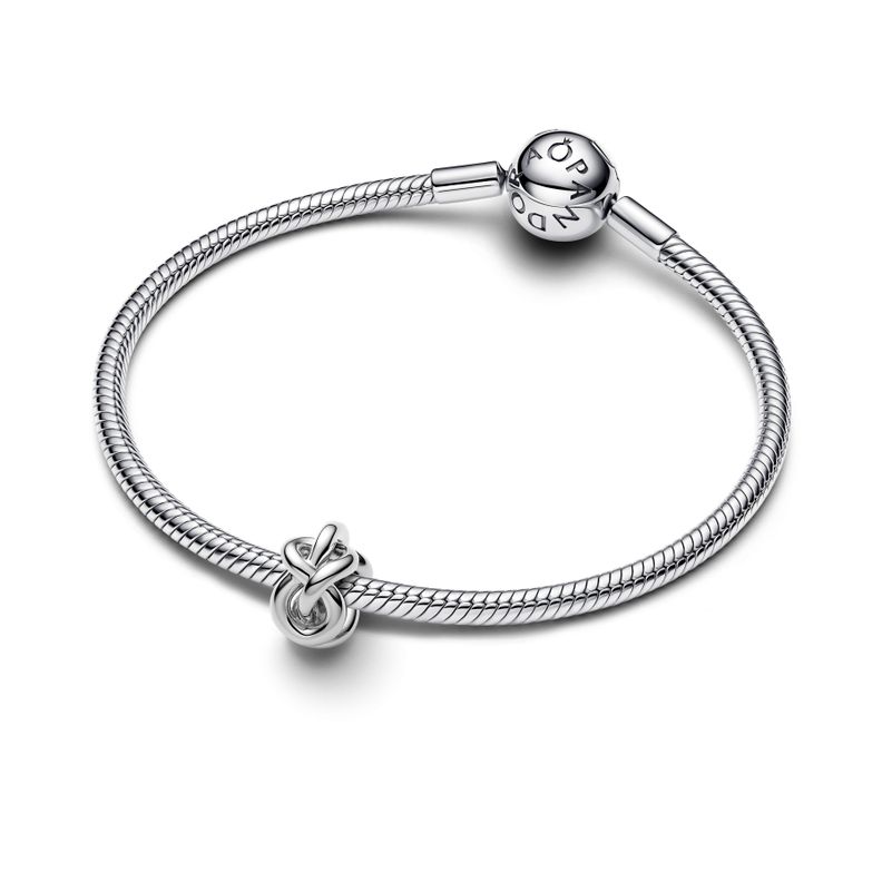 Charm Nudo Infinito en Plata-1