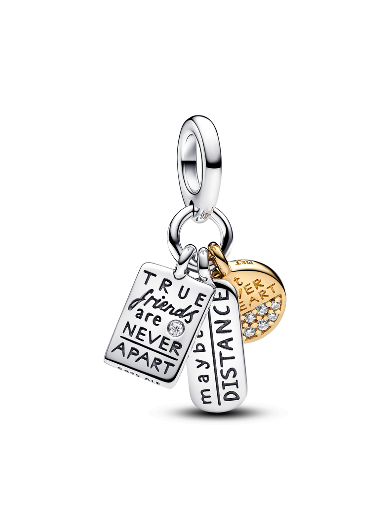 Charm Colgante Triple Amistad-0