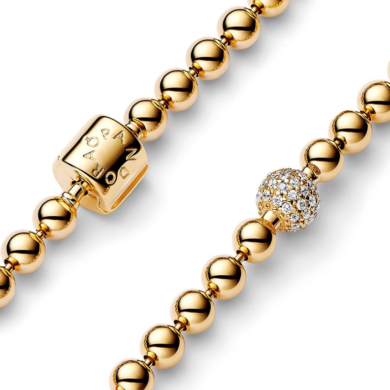 Brazalete Cuentas y Pavé-1