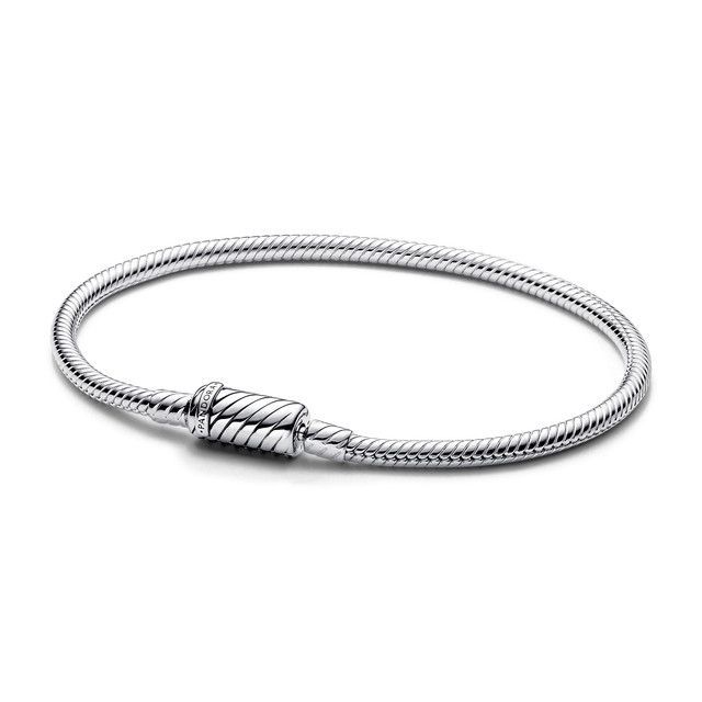 Brazalete Pandora Moments Cadena de Serpiente con Cierre Deslizante Magnético-0