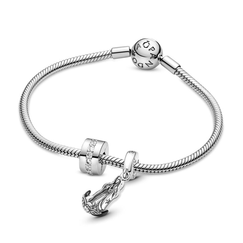 Gift Set Pulsera con Dije la Virgen de Guadalupe y Clip Plata -0