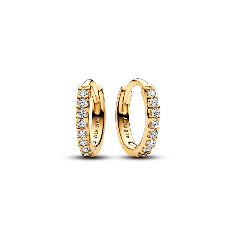 Aretes en Shine de Aro Abrazo Brillante-0