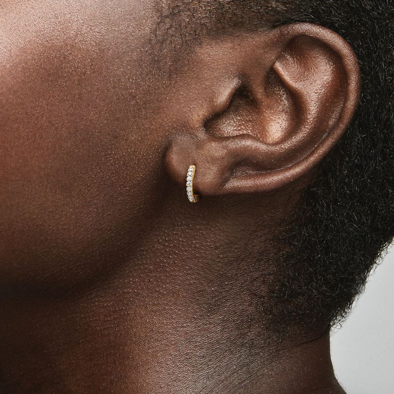 Aretes en Shine de Aro Abrazo Brillante-1