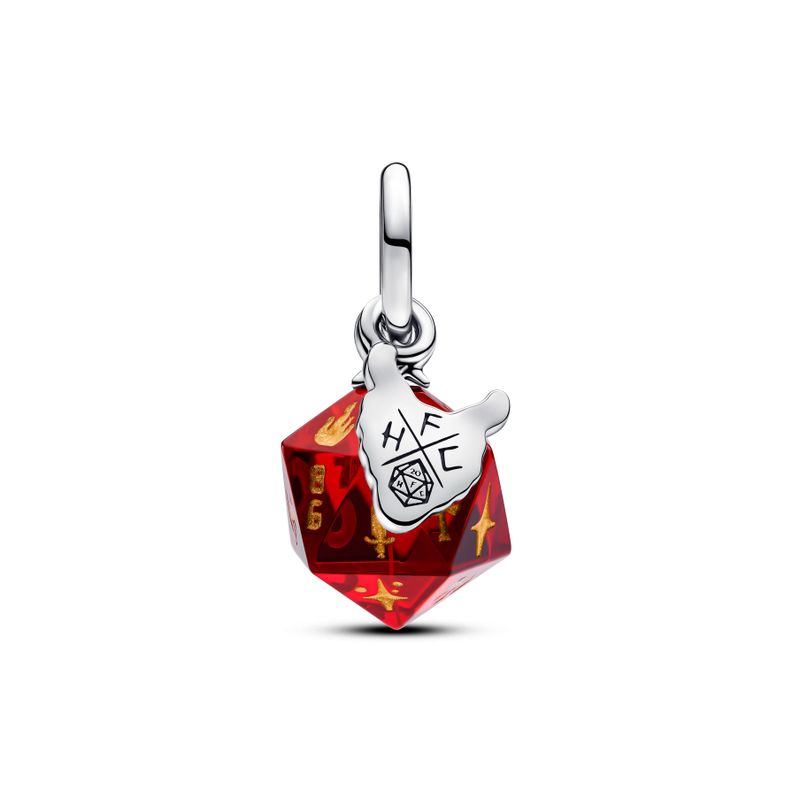 Charm Colgante Dado Club del Fuego Infernal de Stranger Things-0