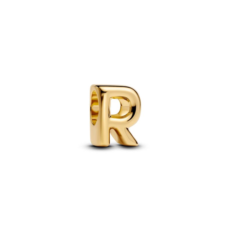 Charm Alfabeto Letra R Dorado