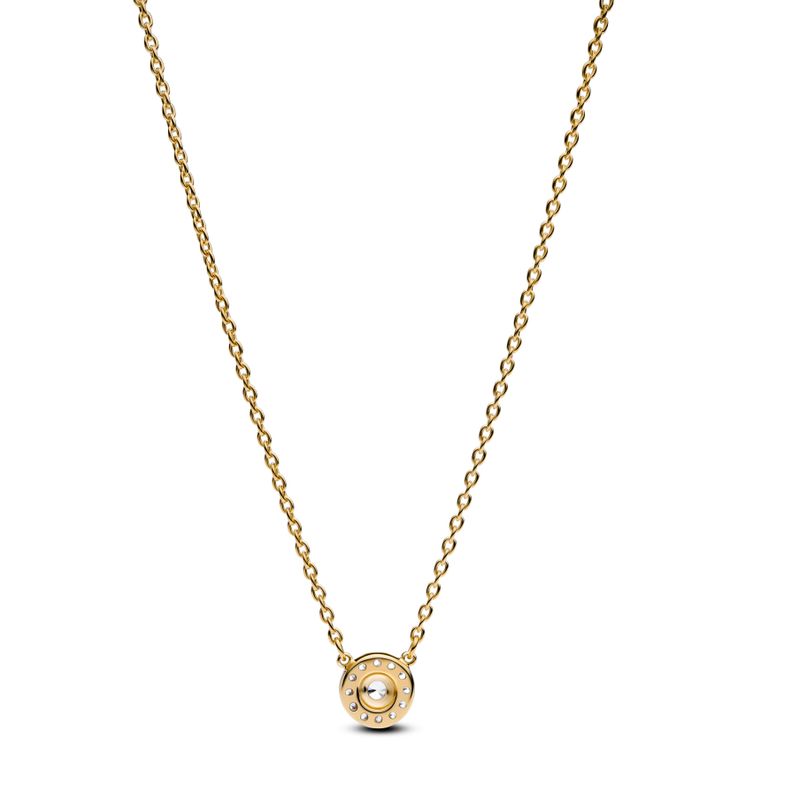 Collar Halo Redondo en Pavé-1