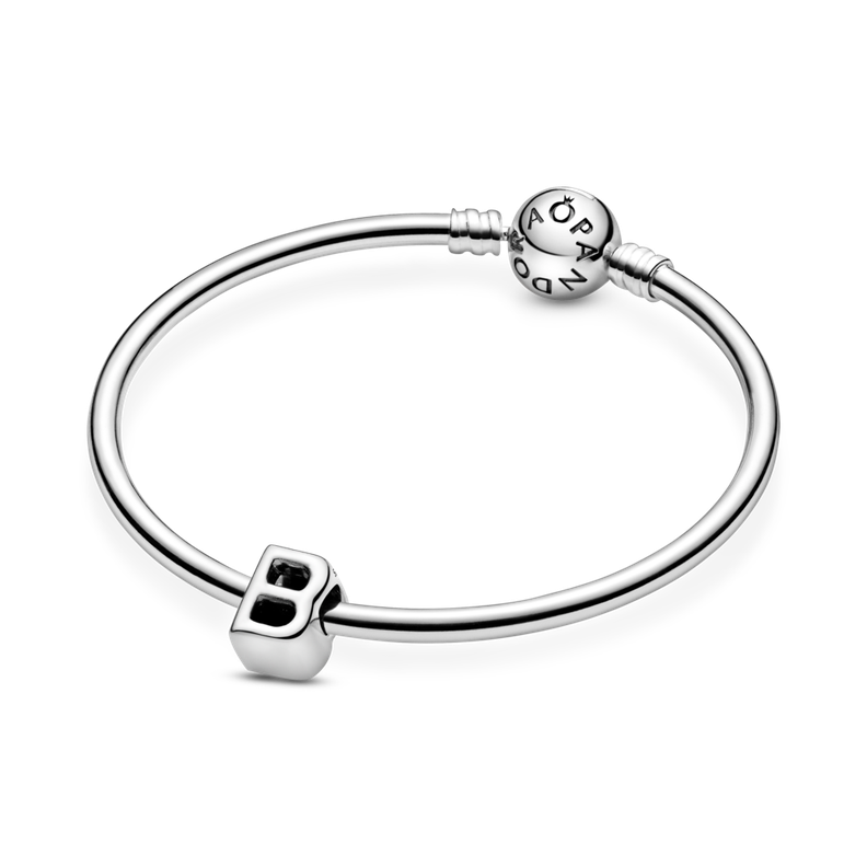 Charm en Plata Letra B -1