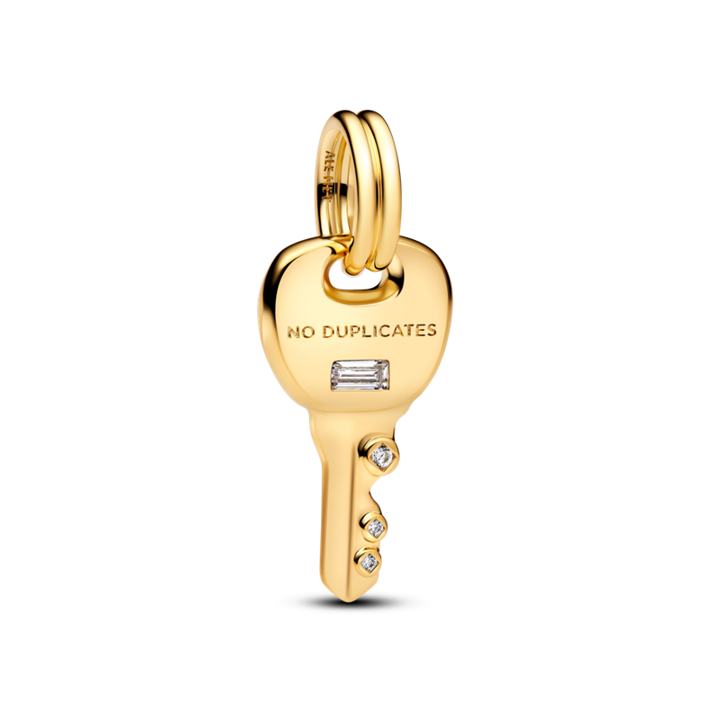 Charm Colgante Llave Dorado