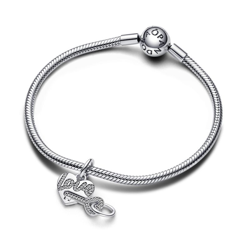Charm Colgante Divisible Corazón y Llave-1