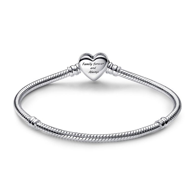 Brazalete Cadena Serpiente Broche Corazón Infinito -1
