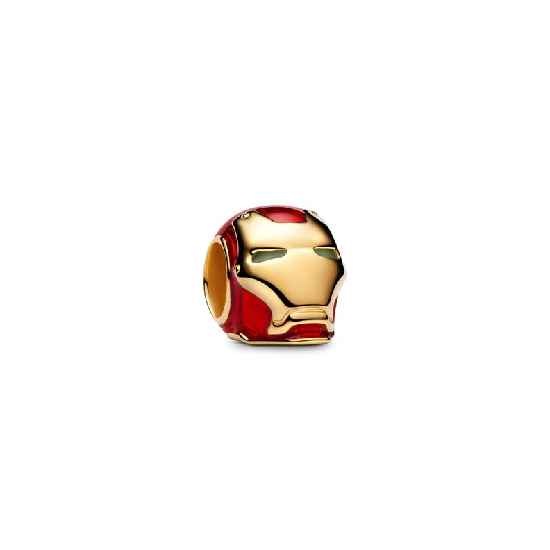 Charm Casco de Iron Man de Marvel Dorado
