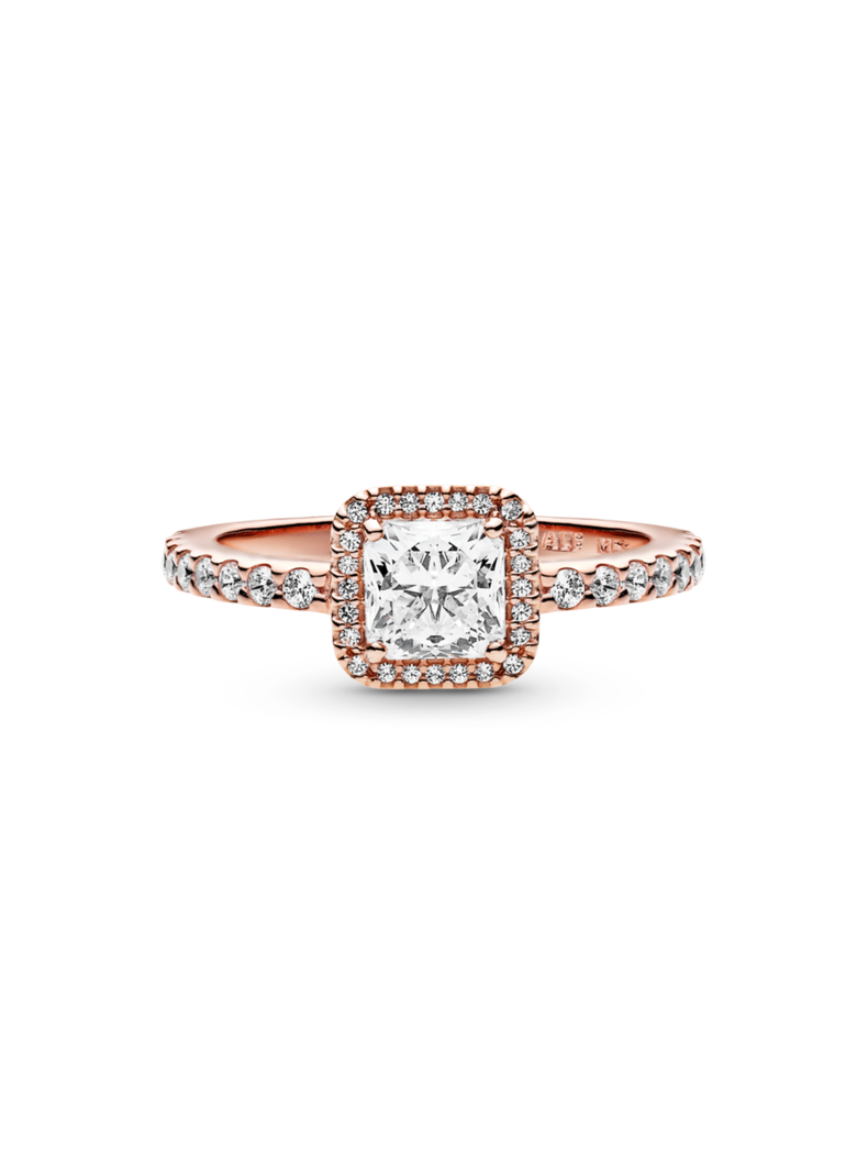 Anillo Rose Elegancia Atemporal  Circonia Cúbica Clara-0