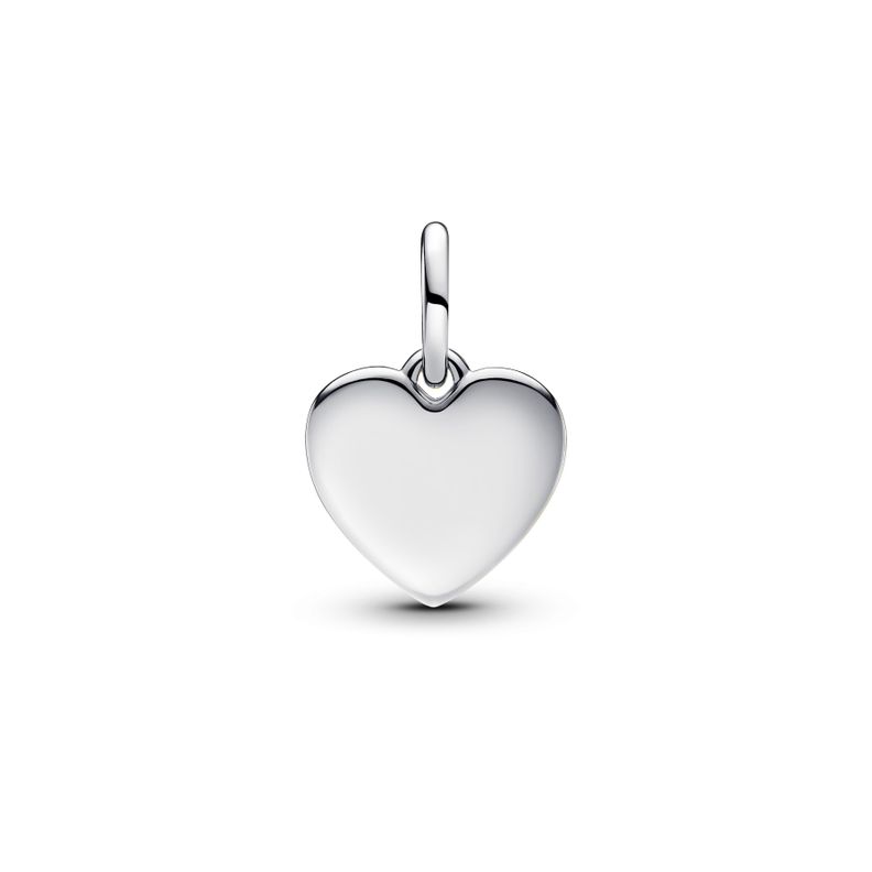Charm Colgante en Plata Grabable Corazón Amor -1