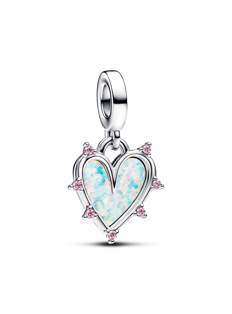Charm Colgante Doble Amistad Opalescente-0