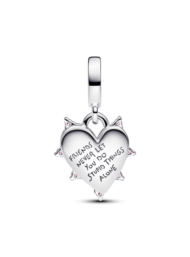 Charm Colgante Doble Amistad Opalescente-1