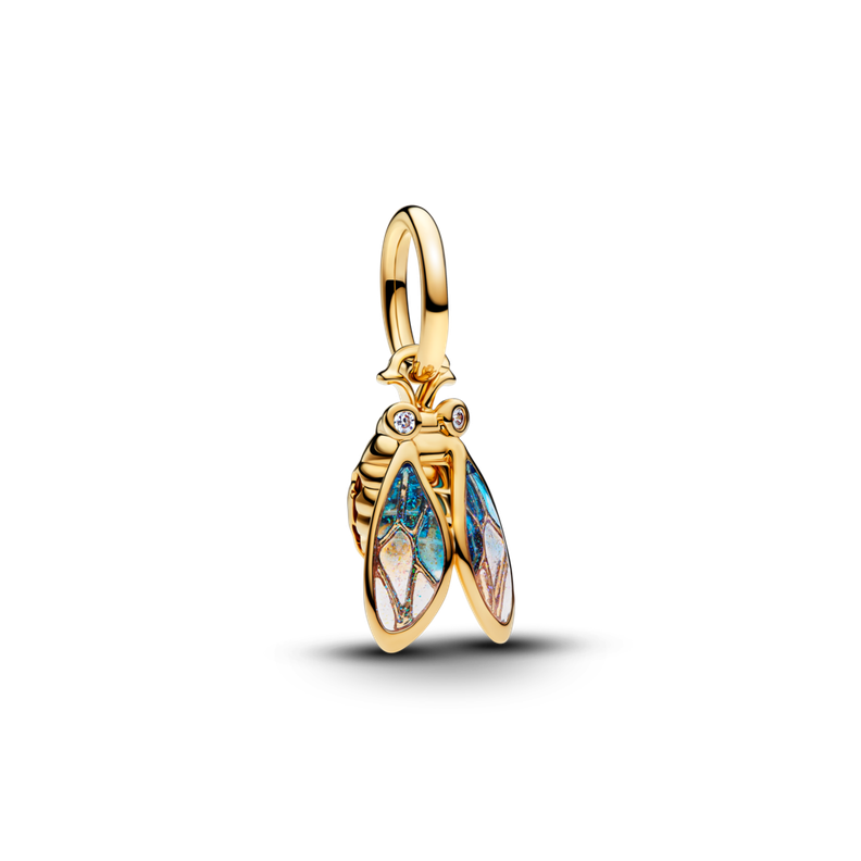 Charm Colgante Cigarra Dorado