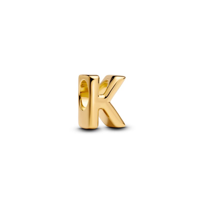 Charm Alfabeto Letra K Dorado