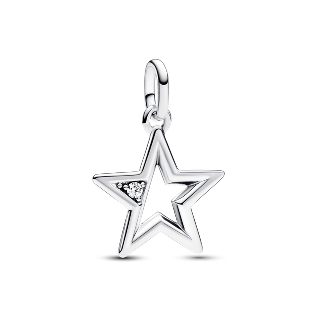 Medallon en Plata PandoraMe Estrella Brillante-1