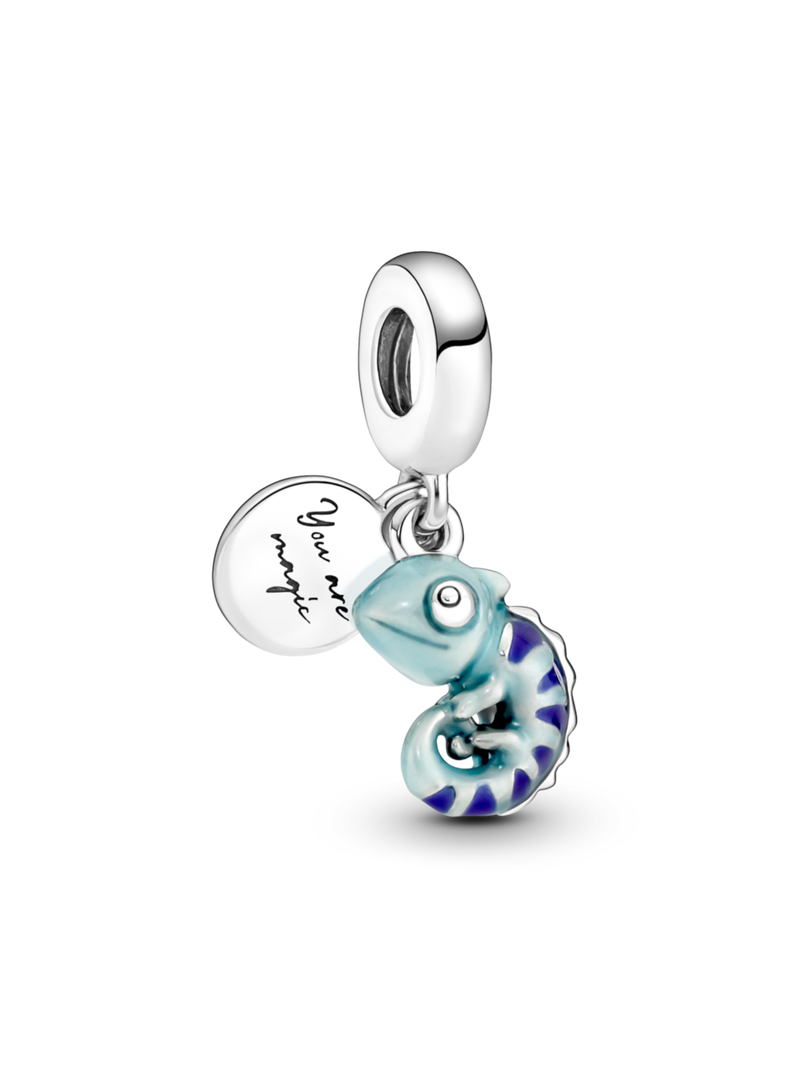 Charm Colgante Camaleon Que Cambia de Color Plata