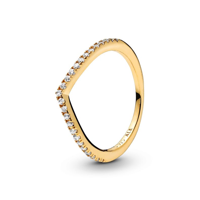 Anillo Pandora en Shine Deseo Clasico Resplandeciente Dorado 48