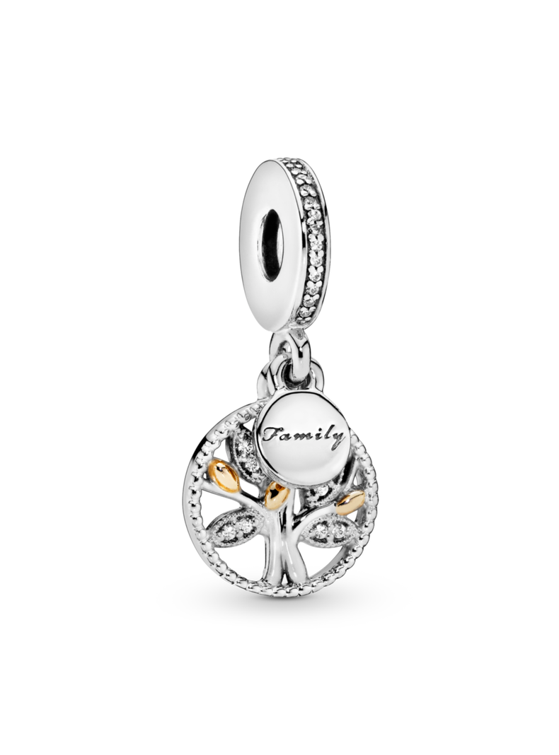 Dije Colgante en Oro 14k y Plata Herencia Familiar -0