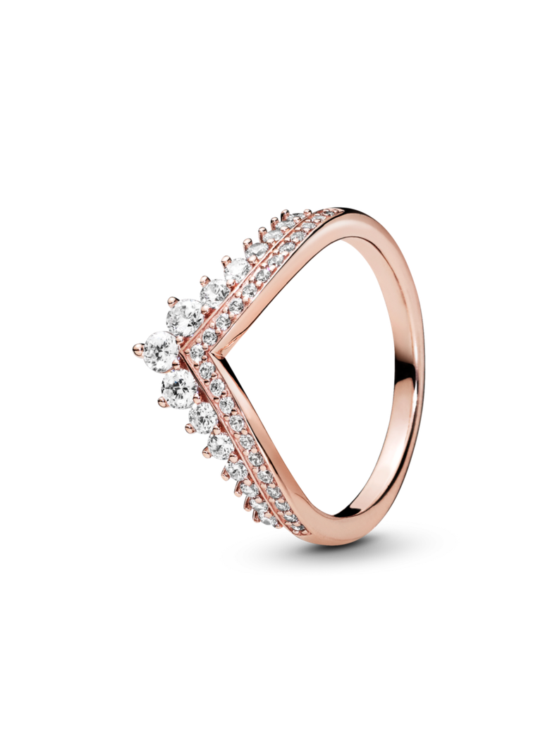 Anillo en Rose Espoleta Brillante Circonia Cúbica Clara. -0