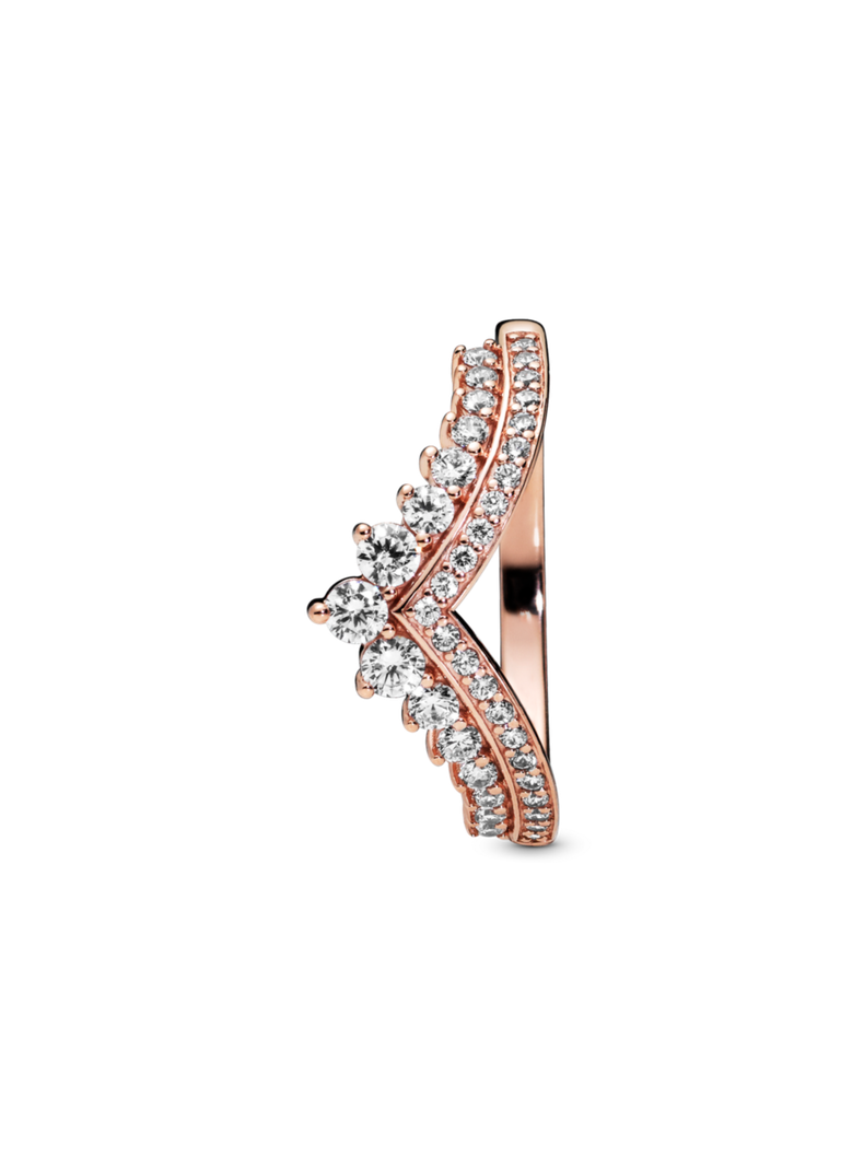 Anillo en Rose Espoleta Brillante Circonia Cúbica Clara. -1