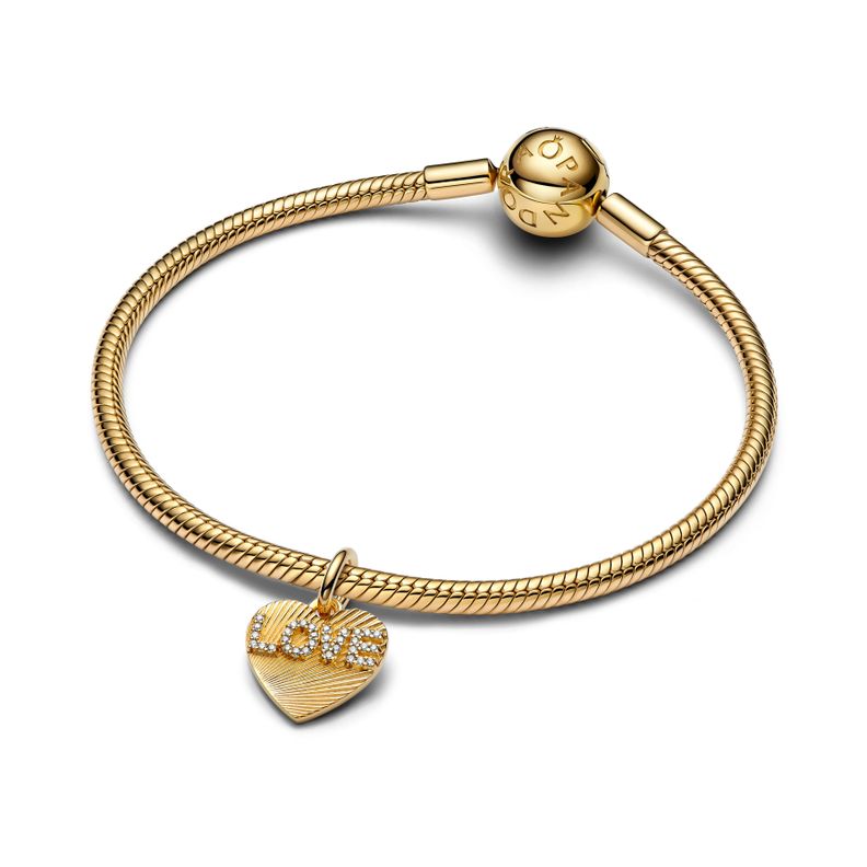 Charm Colgante Grabable Corazón Amor -2