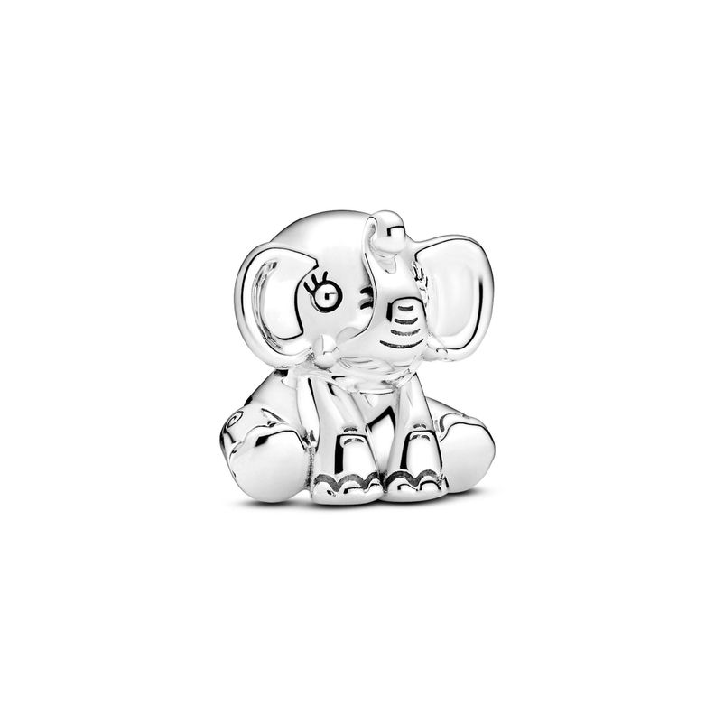 Charm en Plata Ellie La Elefante