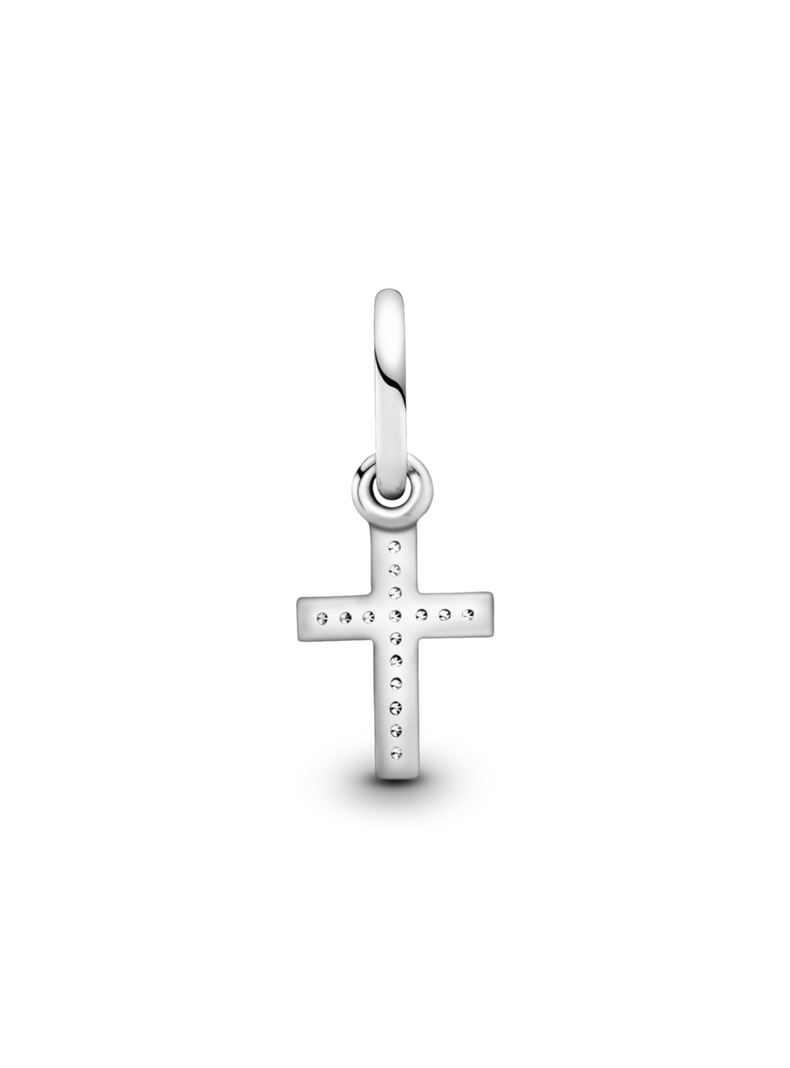 Charm Colgante en Plata Símbolo de La Fe Circonia Cúbica Clara-1
