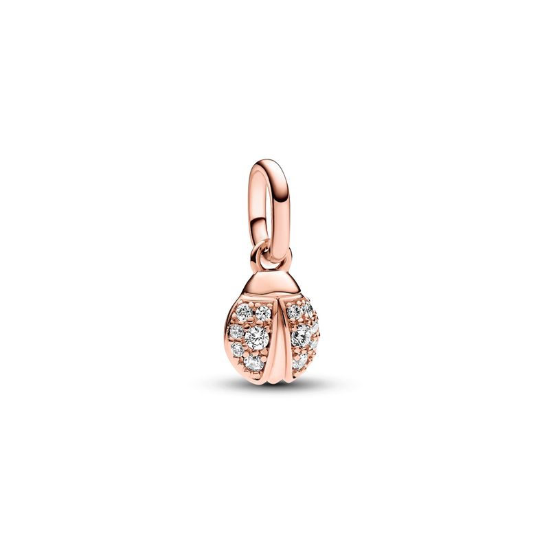 Mini Dije Colgante en PANDORA Rose Mariquita de la suerte -0