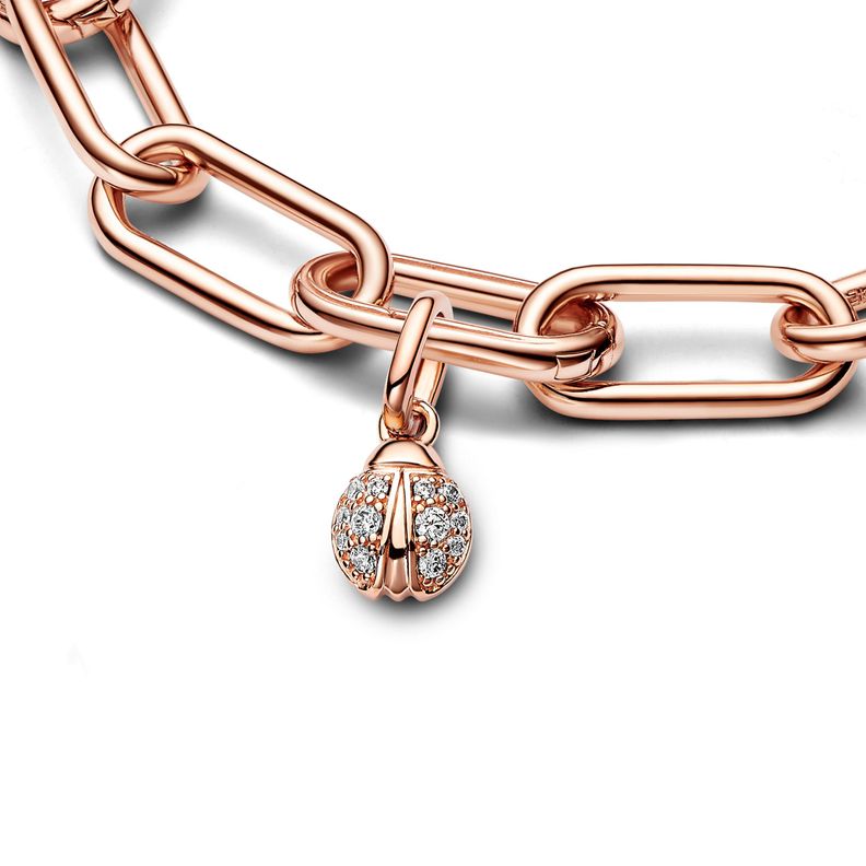 Mini Dije Colgante en PANDORA Rose Mariquita de la suerte -1