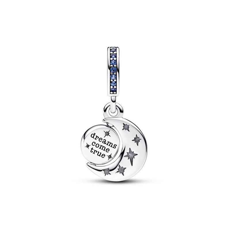 Charm Colgante Giratorio Luna Brillante-1