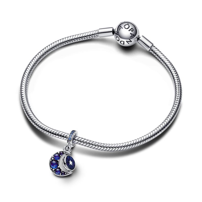 Charm Colgante Giratorio Luna Brillante-2