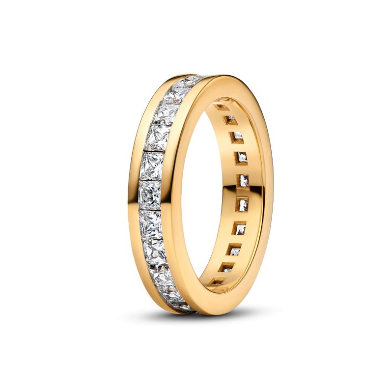 Anillo Canal Recubrimiento Oro14K-1