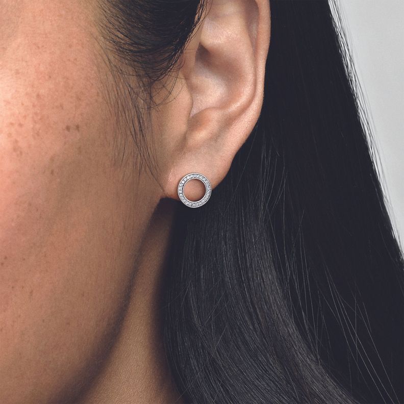 Aretes de Tuerca en Plata por Siempre-1