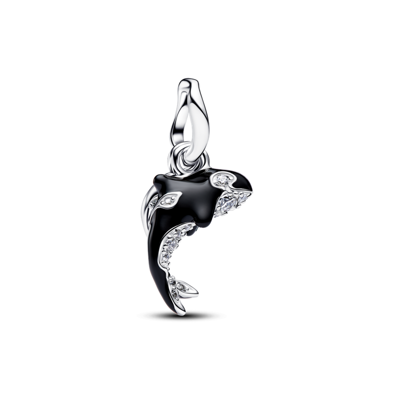 Charm Colgante Orca Negro