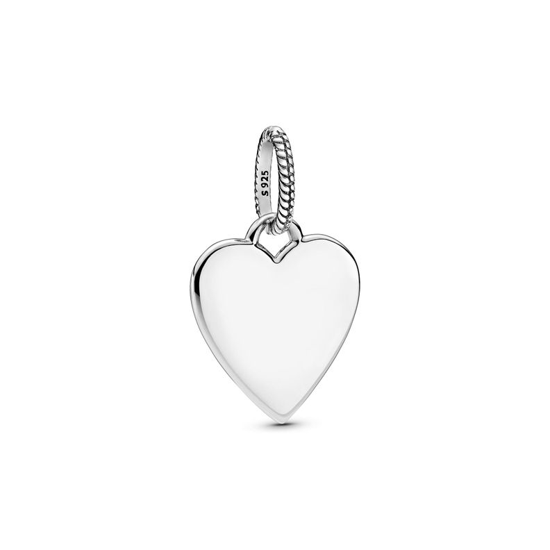 Colgante Etiqueta Corazón para Grabar en Plata-0