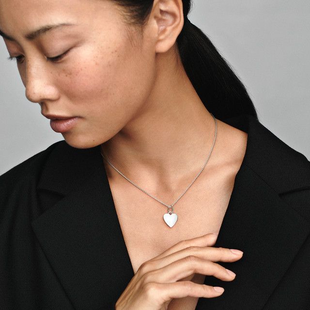 Colgante Etiqueta Corazón para Grabar en Plata-1