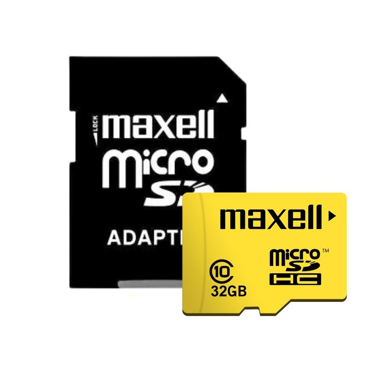Tarjeta Micro SD Maxell 32GB CLASE 10-0