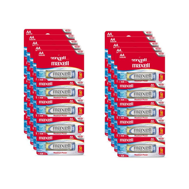Pack 50 Pilas Alcalinas Maxell Tamaño AAA-0