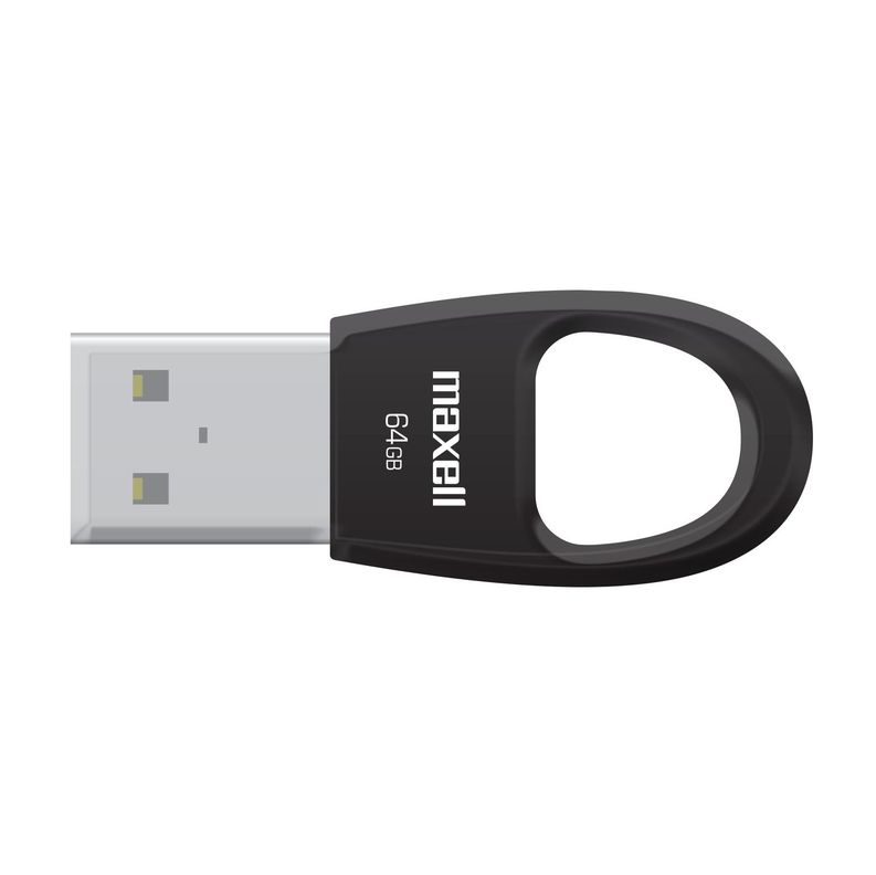 Pendrive Maxell KEY 64GB 2.0 Negro-0