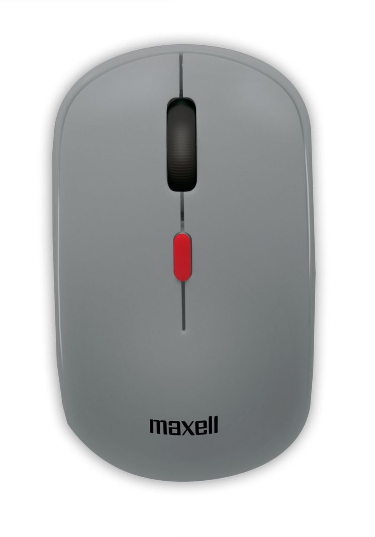 Mouse Inalámbrico Maxell 1600 DPI MOWL-100 Gris-0