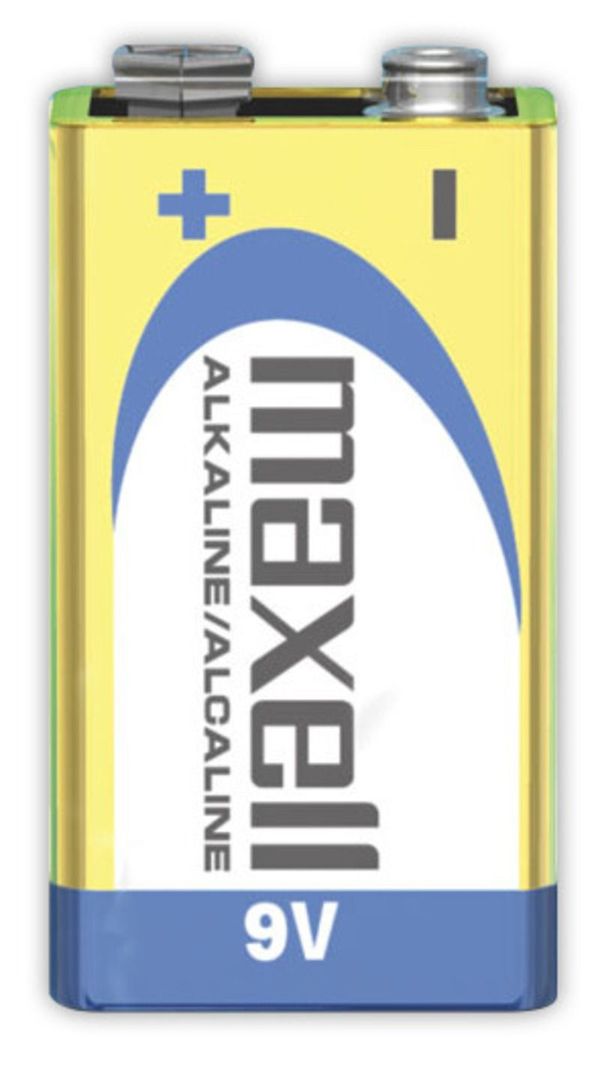 Batería 9V Maxell Alcalina-1
