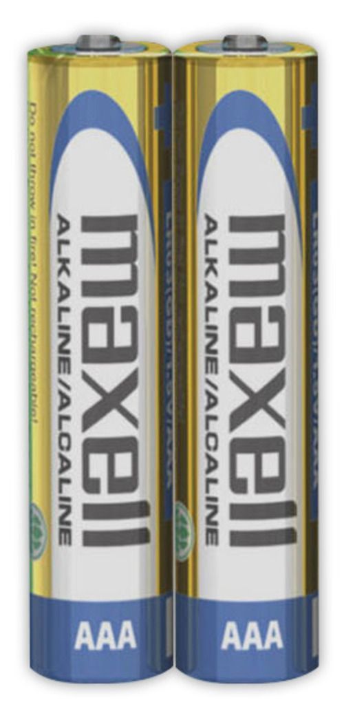 Pilas Alcalinas Maxell Tamaño AAA 2 Unidades-1