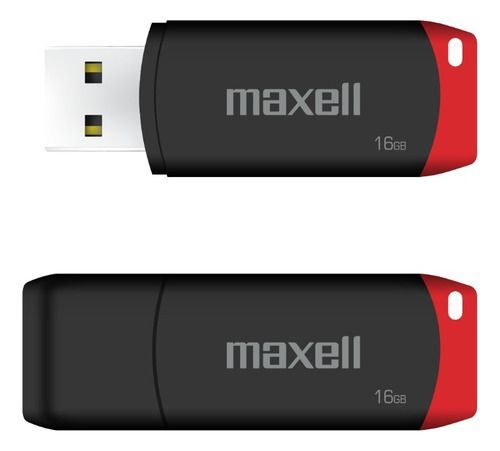 Pendrive Maxell USBPD 16GB 2.0 Rojo-0