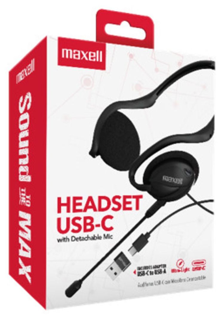 Audífonos Maxell Ultralivianos Con Microfono Tipo C-1